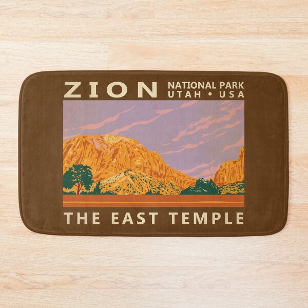 Item preview, Zion National Park Utah East Temple Vintage designed and sold by KrisSidDesigns.