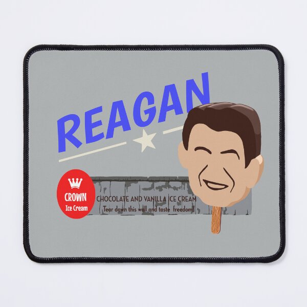 Item preview, Crown Ice Cream Ad: Ronald Reagan Chocolate and Vanilla Ice Cream designed and sold by slabafinety.