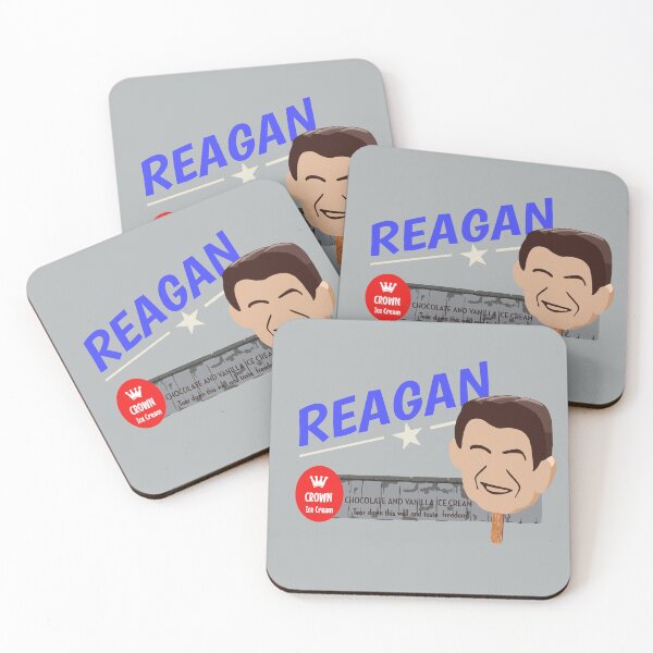 Item preview, Crown Ice Cream Ad: Ronald Reagan Chocolate and Vanilla Ice Cream designed and sold by slabafinety.