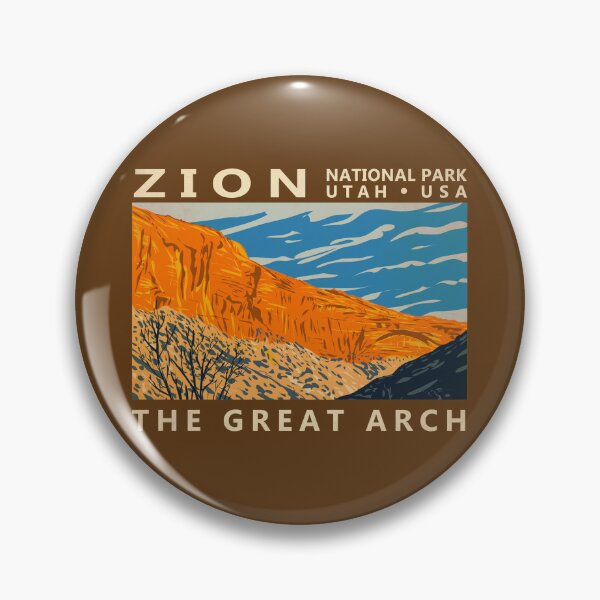 Item preview, Zion National Park Utah The Great Arch Vintage designed and sold by KrisSidDesigns.