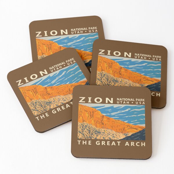 Item preview, Zion National Park Utah The Great Arch Vintage designed and sold by KrisSidDesigns.