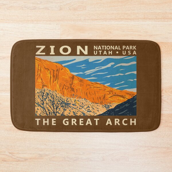 Item preview, Zion National Park Utah The Great Arch Vintage designed and sold by KrisSidDesigns.