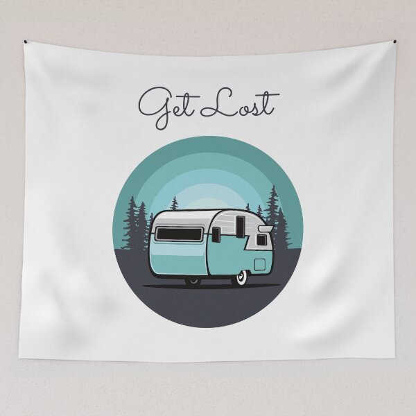 Item preview, Get Lost Trailer in the Woods designed and sold by Dripashion.