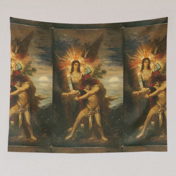 Item preview, Jacob And The Angel  Gustave Moreau  designed and sold by TeeARTHY.