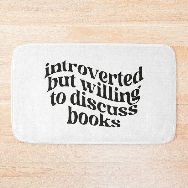 Item preview, Introverted but Willing to Discuss Books designed and sold by hollanov98.