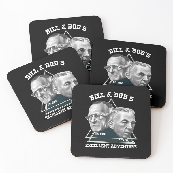 Item preview, Funny AA NA Addiction Recovery Sobriety - Bill & Bob's Excellent Adventure  designed and sold by SoberJen.