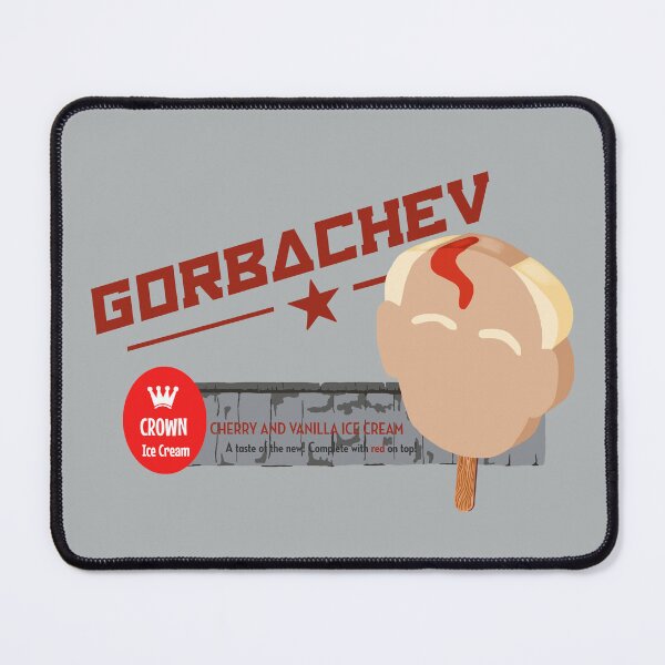 Item preview, Crown Ice Cream Ad: Mikhail Gorbachev Cherry and Vanilla Ice Cream designed and sold by slabafinety.