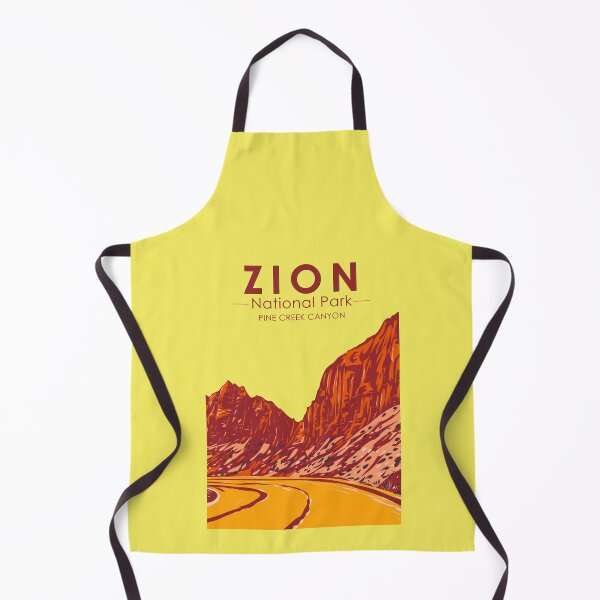 Item preview, Zion National Park Utah Pine Creek Canyon Vintage designed and sold by KrisSidDesigns.