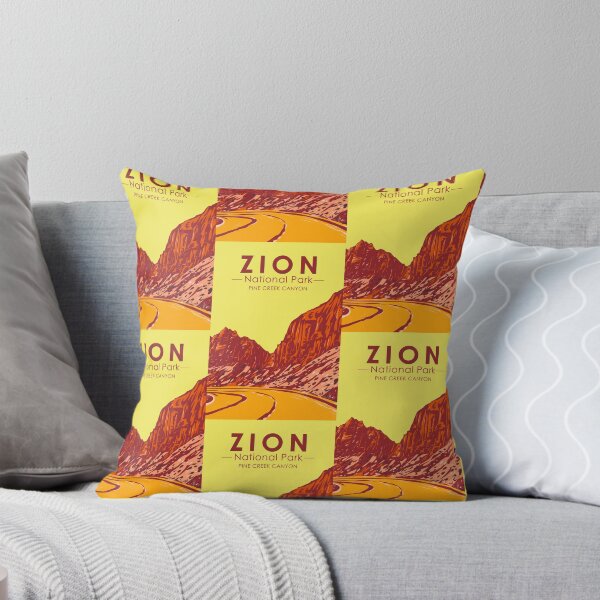 Item preview, Zion National Park Utah Pine Creek Canyon Vintage designed and sold by KrisSidDesigns.