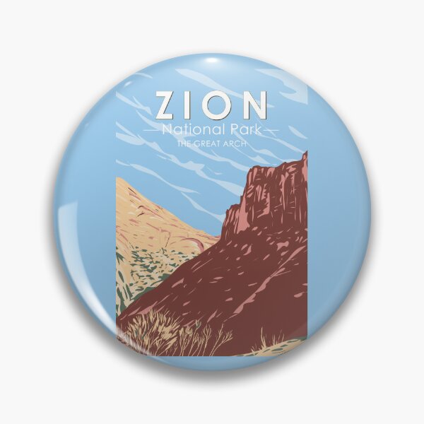 Item preview, Zion National Park Utah The Great Arch 2 Vintage designed and sold by KrisSidDesigns.