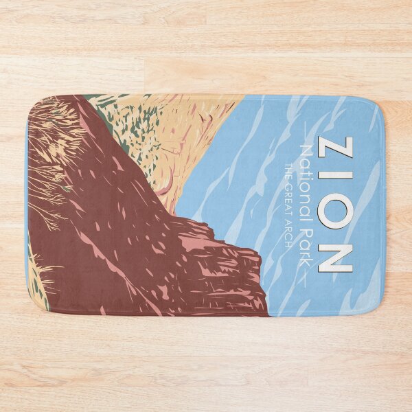Item preview, Zion National Park Utah The Great Arch 2 Vintage designed and sold by KrisSidDesigns.