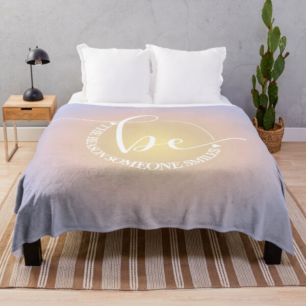 Item preview, Inspiring Quote Be The Reason Someone Smiles designed and sold by IZiets.