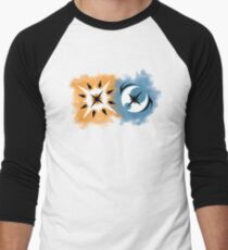 Pokemon Ultra Sun and Pokemon Ultra Moon Logo Men's Baseball ¾ T-Shirt