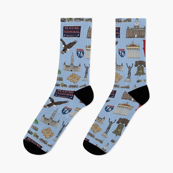Item preview, Philly Pattern - Blue designed and sold by Elizabeth Weglein.