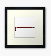 Three Men, One Pencil Framed Print