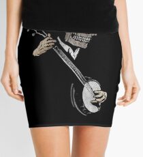 Skullboys' Banjo Blues Mini Skirt