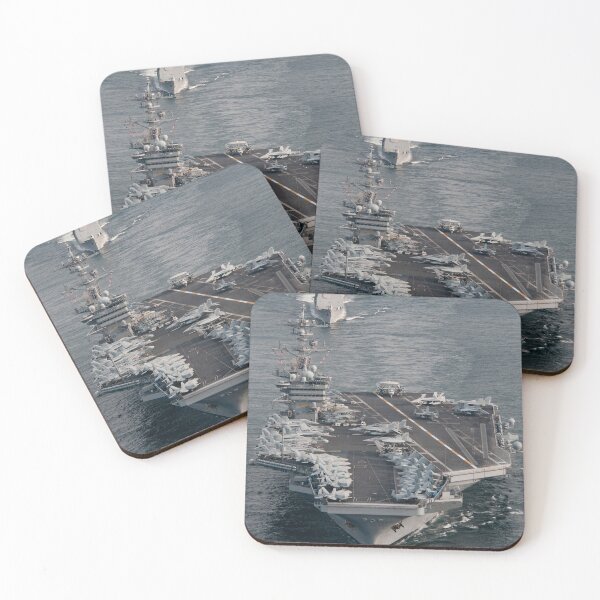 Item preview, STK106167M-USS Carl Vinson and USS Bunker Hill transit the Strait of Malacca. designed and sold by StocktrekImages.