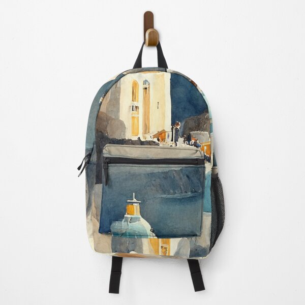 Item preview, Santorini Watercolor designed and sold by deificusArt.