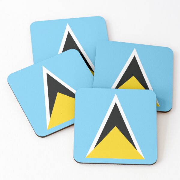Item preview, St Lucia National Flag designed and sold by IdentiTee Studios.