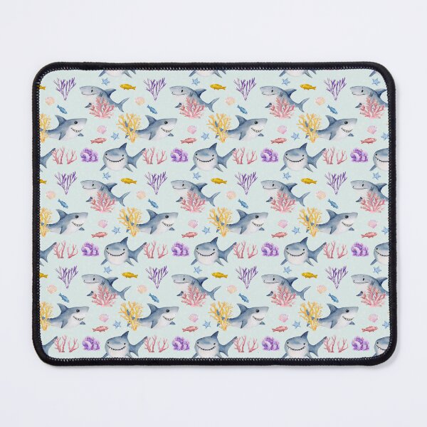 Item preview, Cute Shark Pattern designed and sold by StudioMalaikat.