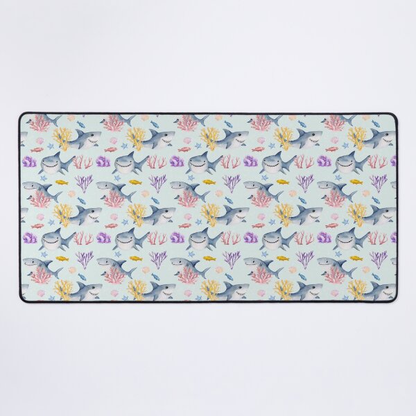 Item preview, Cute Shark Pattern designed and sold by StudioMalaikat.