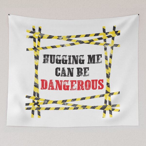 Item preview, Hugging Me Can Be Dangerous designed and sold by JenTrinhArt.