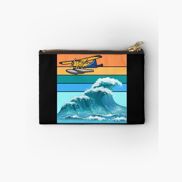 Item preview, Seaplane flying over wave designed and sold by flight-apparel.