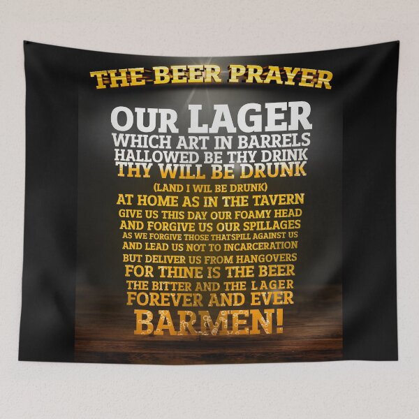 Item preview, The Beer Prayer designed and sold by brunoevt.