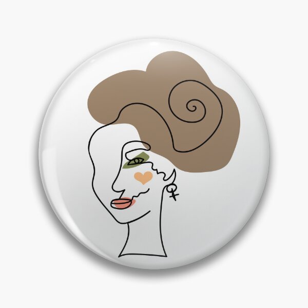 Item preview, Woman face, lineart style designed and sold by OM-lova.