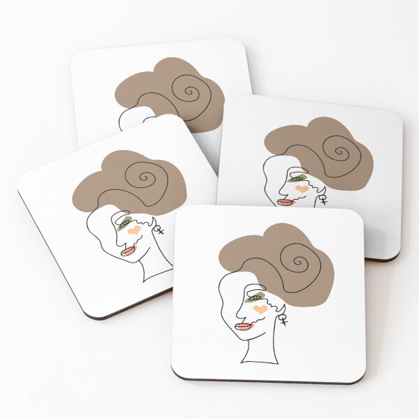 Item preview, Woman face, lineart style designed and sold by OM-lova.
