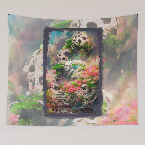Item preview, Abstract Strange Flowers designed and sold by tabemisa.