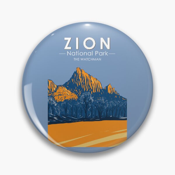 Item preview, Zion National Park Utah The Watchman Vintage designed and sold by KrisSidDesigns.