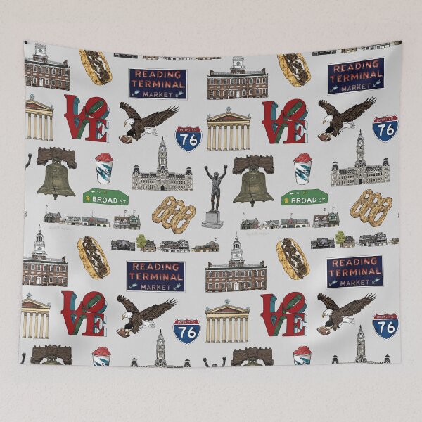 Item preview, Philly Pattern - Gray designed and sold by Elizabeth Weglein.