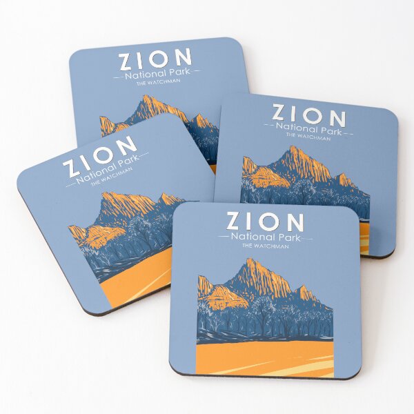 Item preview, Zion National Park Utah The Watchman Vintage designed and sold by KrisSidDesigns.