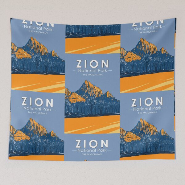 Item preview, Zion National Park Utah The Watchman Vintage designed and sold by KrisSidDesigns.