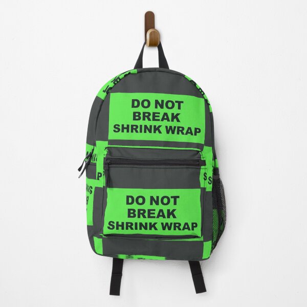 Item preview, DO NOT BREAK SHRINK WRAP sign designed and sold by lobodelnoir.
