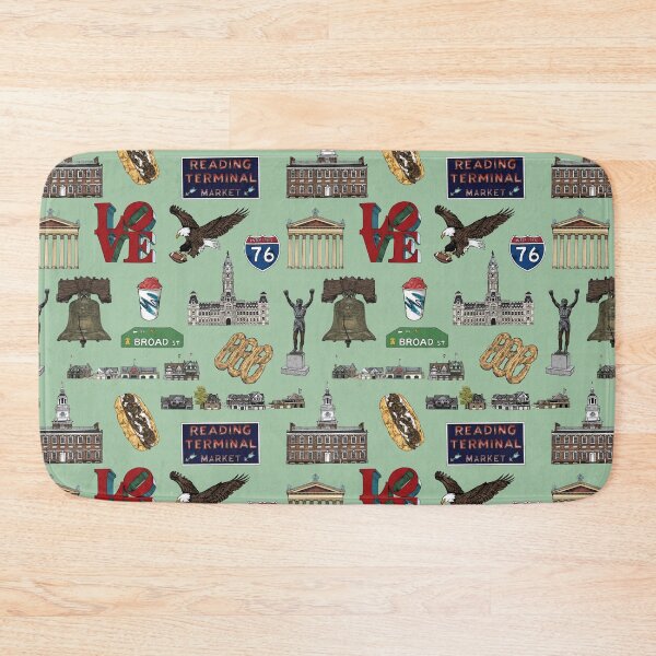 Item preview, Philly Pattern - Green designed and sold by Elizabeth Weglein.