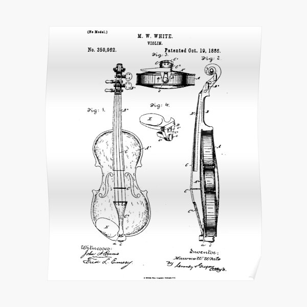 Violin player Violinist Gift Play Violin Poster