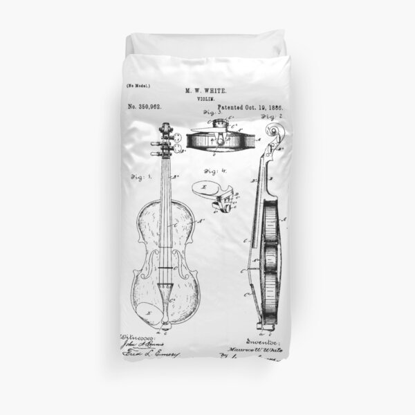 Violin player Violinist Gift Play Violin Duvet Cover