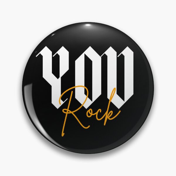 Item preview, You Rock - Text Quote designed and sold by TheMajesticGoat.
