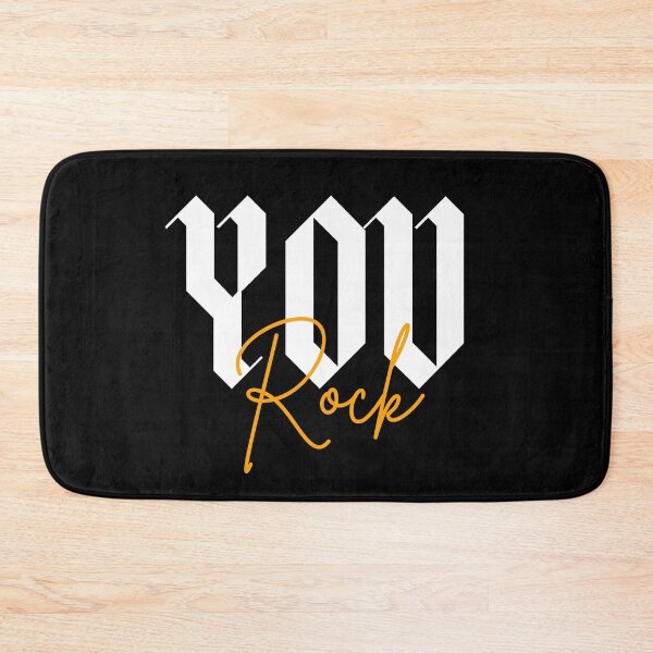Item preview, You Rock - Text Quote designed and sold by TheMajesticGoat.