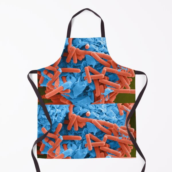 Item preview, E. coli and Macrophages, SEM, Microscope Bacteria designed and sold by ScienceSource.