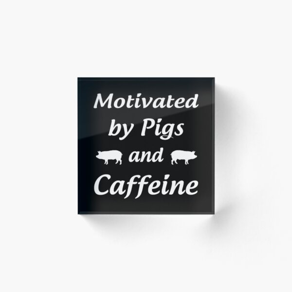 Artikelvorschau, Schwein - motiviert durch Schweine und Koffein entworfen und verkauft von LinkeyThow.