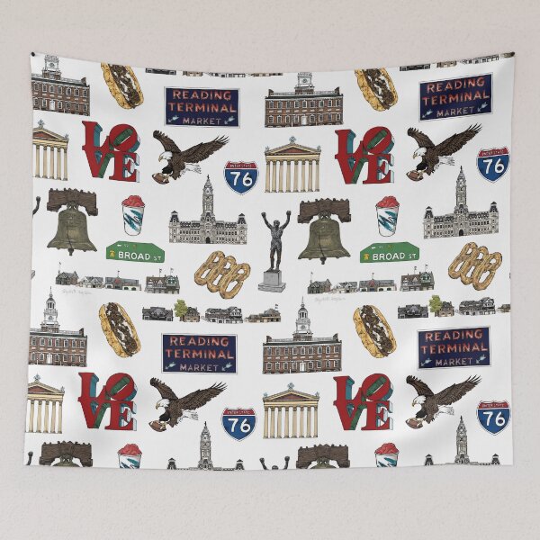 Item preview, Philly Pattern - White designed and sold by Elizabeth Weglein.