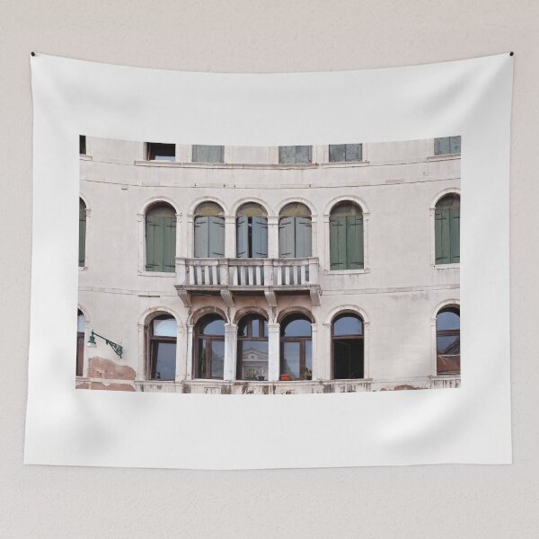 Item preview, Building facade with arches and classical balcony designed and sold by oanaunciuleanu.