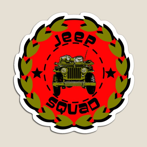 Jeep squad Magnet