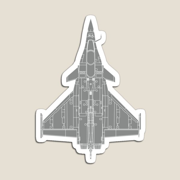 Vista previa del artículo con la obra «El diseño del modelo Dassault Rafale», diseñado y vendido por avionbubble.