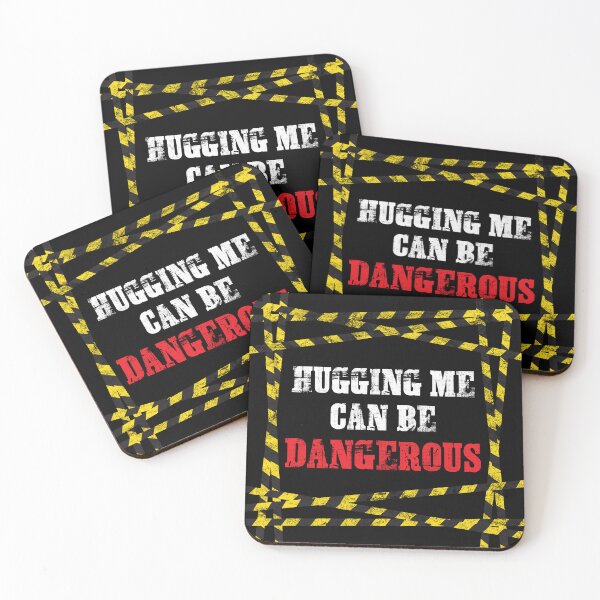 Item preview, Hugging Me Can Be Dangerous designed and sold by JenTrinhArt.