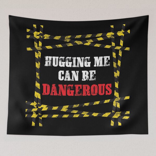 Item preview, Hugging Me Can Be Dangerous designed and sold by JenTrinhArt.