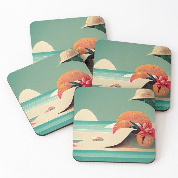 Item preview, Tropical Retro Beach designed and sold by deificusArt.